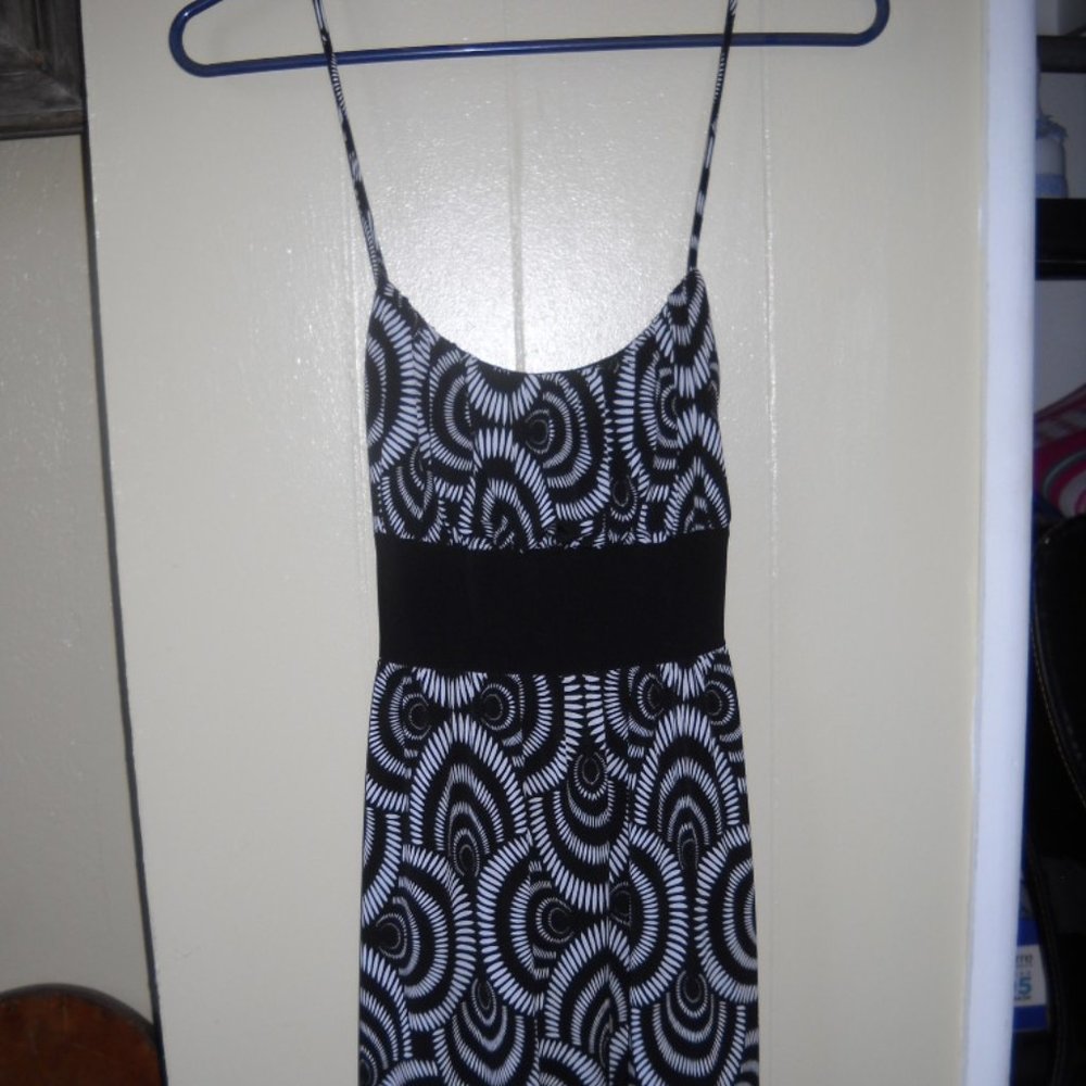 Black and white dress